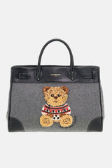 RUE MADAM PARIS Borsa Marvin love tote Grey