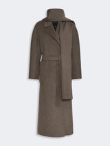 S MAXMARA cappotto lungo in lana double Grigio