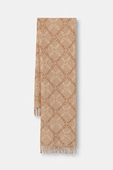 TWINSET sciarpa monogramma Cammello