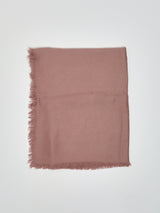 TWINSET kefiah con bordi sfrangiati Rosa