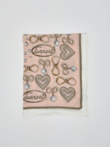 TWINSET kefiah con stampa Rosa