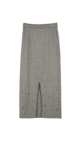 TWINSET ACTITUDE gonna con spacco Grigio