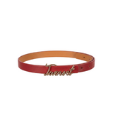 TWINSET GIRL cintura con logo Bordeaux