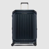 PIQUADRO trolley large con doppia apertura Bluo