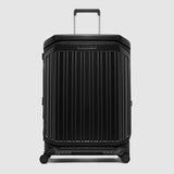 PIQUADRO trolley large con doppia apertura Nero