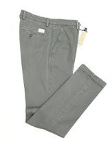 MANUEL RITZ pantalone in cotone stretch Grigio