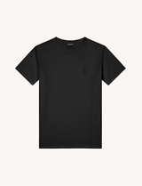 DONDUP t-shirt logo ricamato in tono Nero