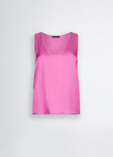 liU JO top in raso Rosa