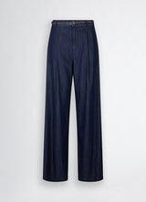 liU JO pantalone flare Blu