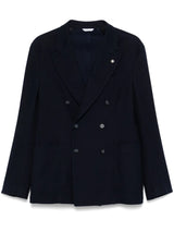 MANUEL RITZ blazer doppiopetto Blu