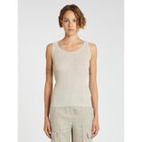 MARella top in lurex Bianco