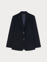 MARINA RINALDI giacca blazer in cady Blu