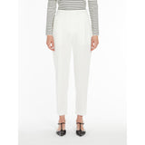 MAXMARA pantalone doppia pinces Bianco