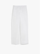 MAXMARA pantalone in lino Bianco