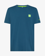 SUN68 t-shirt logo fluo Avio scuro
