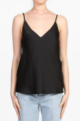 VICOLO top in satin nero Nero