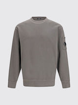 CP COMPANY felpa diagonal fleece Grigio