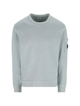 CP COMPANY felpa con logo cp company Celeste