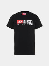 DIESEL t-shirt con logo diesel Nero