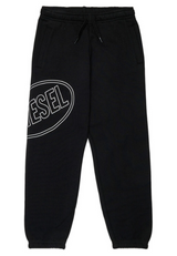 DIESEL pantalone jogging con logo Nero