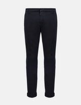 DONDUP pantalone gaubert con bottone e zip Blu