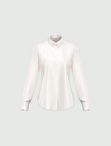 EMME MARELLA camicia in raso leggero Bianco