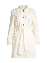 EMME MARELLA trench monopetto Bianco