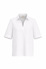 EMME MARELLA camicia con collo a polo Bianco