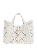 FURLA borsa goccia traforata Bianco