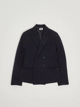 GCDS blazer doppiopetto logato Nero