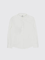 GCDS camicia classica in cotone Bianco