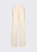 LIU JO BLACK pantaloni gessati Bianco
