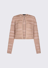 LIU JO BLACK cardigan traforato Rosa