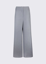 LIU JO WHITE pantalone a palazzo gessato Grigio