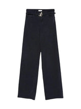 LIU JO WHITE pantalone con cintura Blu