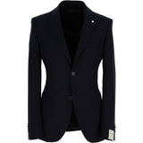 LUIGI BIANCHI MANTOVA abito drop 7 monopetto Blu