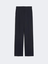 MAXMARA STUDIO pantalone in lana crèpe Blu