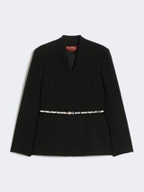 MAXMARA STUDIO giacca doppiopetto con cintura Nero