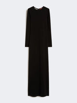 MAXMARA STUDIO ELEGANTE abito con maniche lunghe a guanto Nero