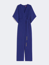 MAXMARA STUDIO ELEGANTE tuta in cady leggero Blu