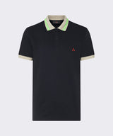 PeUTEREY polo con dettagli fluo Blu