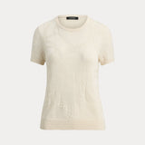 LAUREN RALPH LAUREN maglia maniche corte Bianco