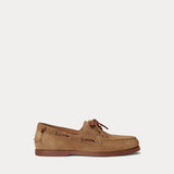 RALPH LAUREN POLO mocassino in camoscio merton Marrone