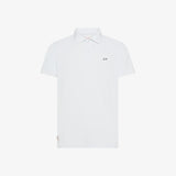 SUN68 polo piquet tech Bianco