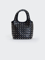 VICOLO borsa bucky borchie Nero