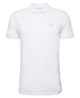 BARBOUR polo sports con logo Bianco