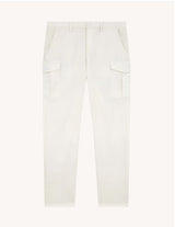 DONDUP Pantalone slim con tasconi Bianco