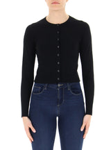 EMME MARELLA cardigan cropped Nero