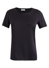 liU JO t-shirt in raso Nero