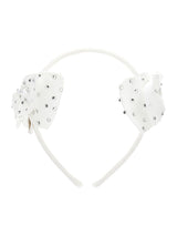 MONNALISA cerchietto con doppio fiocco Bianco